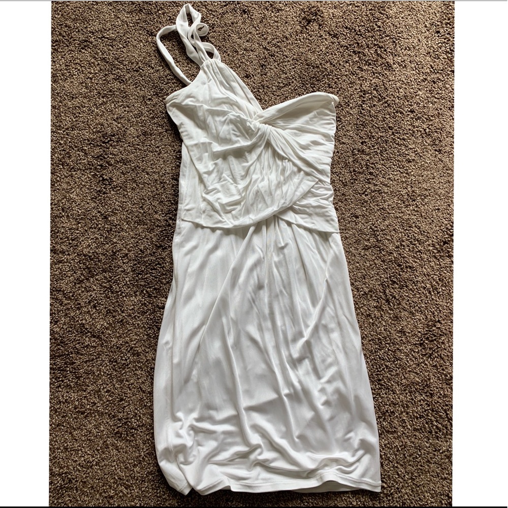 Moda Int’l White One Strap Dress